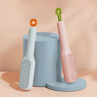 Self-Cleaning Anti-Static Massage Comb – Smooth, Shiny & Tangle-Free Hair Instantly!